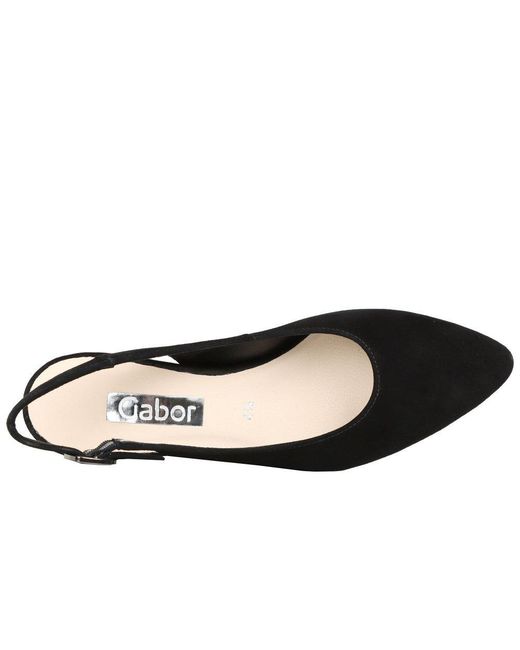 Gabor Black Helmsdale &Apos;S Court Shoes