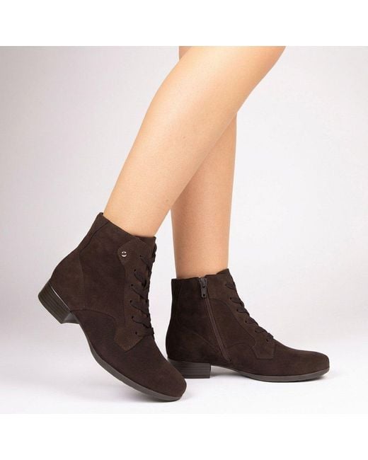 Gabor Brown Balban Ankle Boots