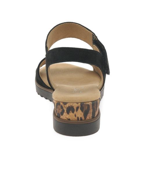 Gabor Black Raynor Sandals