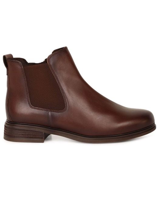 Gabor Brown Hustle Ankle Boots