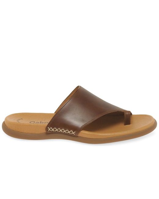 Gabor Brown Lanzarote Sandals