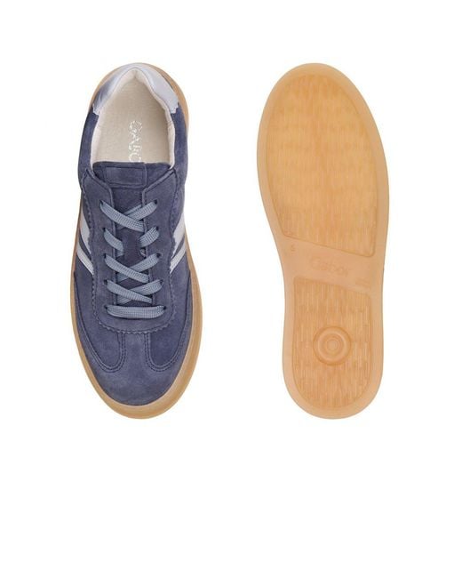 Gabor Blue Dahma Trainers