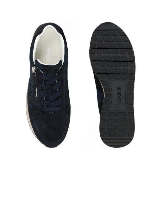 Gabor Blue Peace Trainers