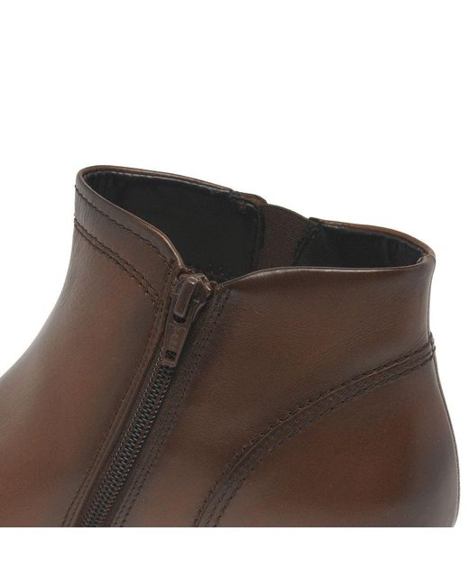 Gabor Brown Heritage Ankle Boots