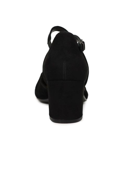 Gabor Black Gisele Open Court Shoes