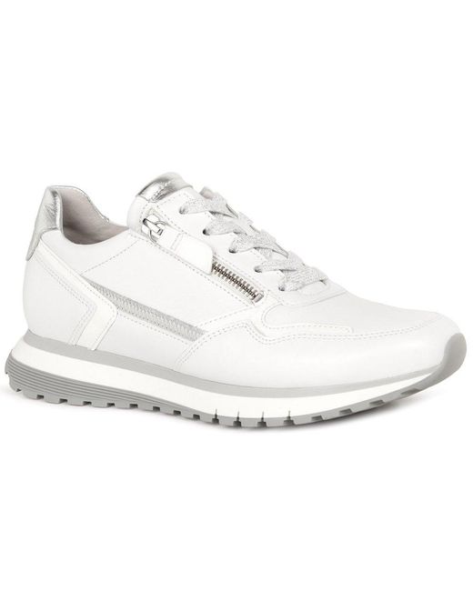 Gabor White Hollywell Trainers