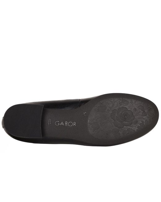 Gabor Black Honour Ballet Pumps