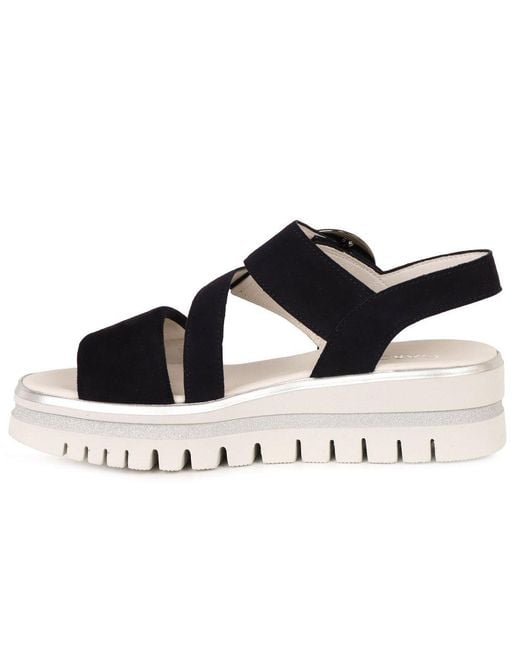 Gabor Metallic Amarillo Sandals