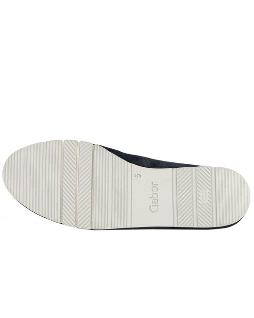 Gabor Blue Bea Loafers