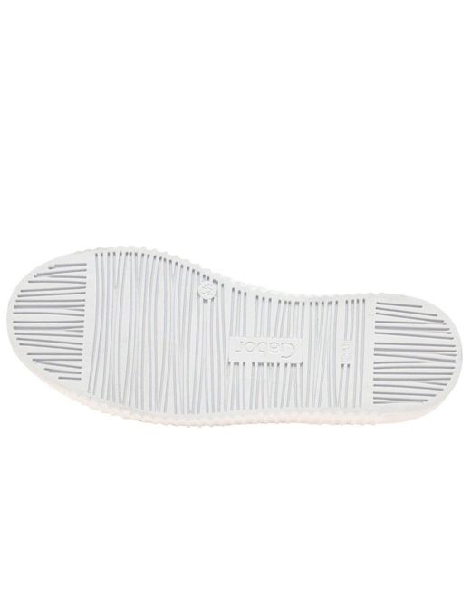 Gabor White Wemo Trainers
