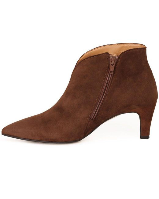 Gabor Brown Terri Ankle Boots