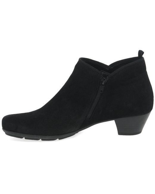 Gabor Black Trudy Ankle Boots