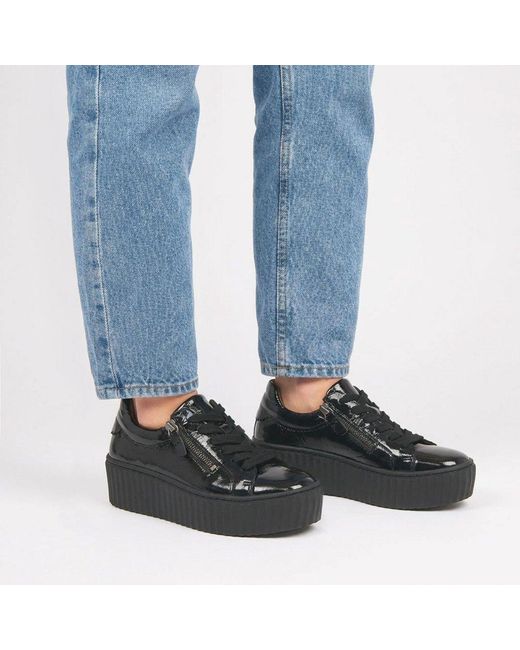 Gabor Black Dolly Trainers