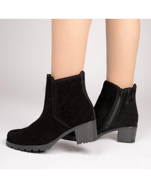 Gabor Black Delight Ankle Boots