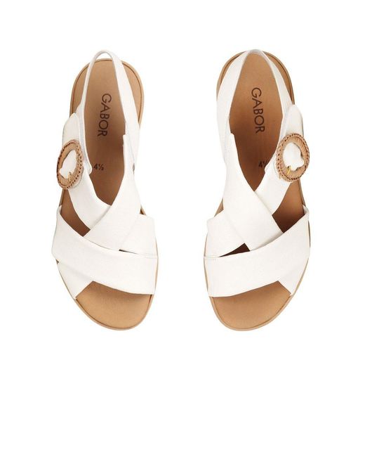 Gabor Metallic Auckland Wedge Sandal