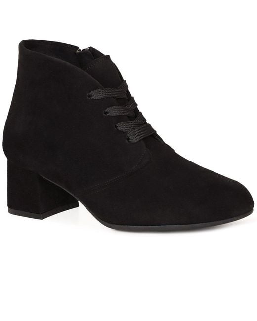 Gabor Black Tiff Ankle Boots