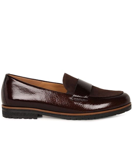 Gabor Brown Elder Loafers