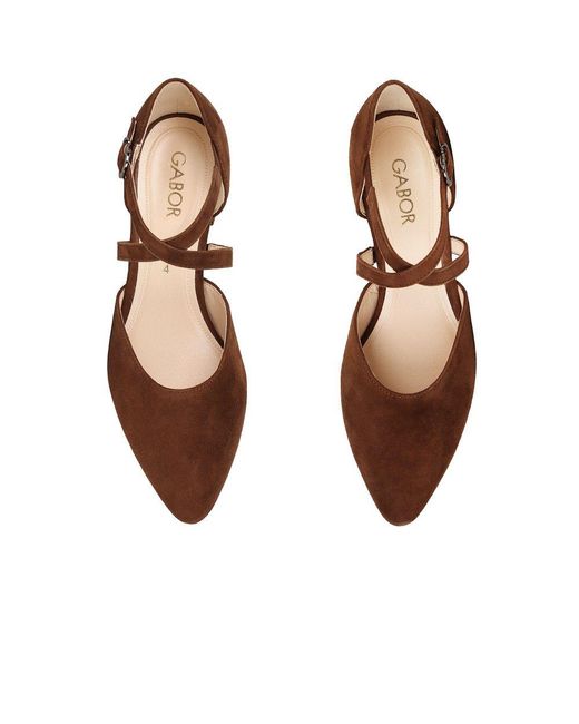 Gabor Brown Gisele Open Court Shoes