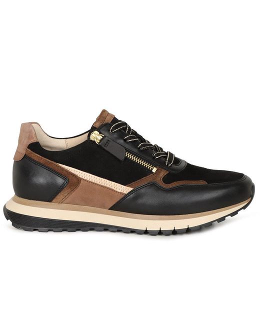 Gabor Black Hollywell Trainers //Whis