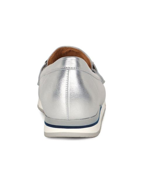 Gabor Gray Bea Loafers
