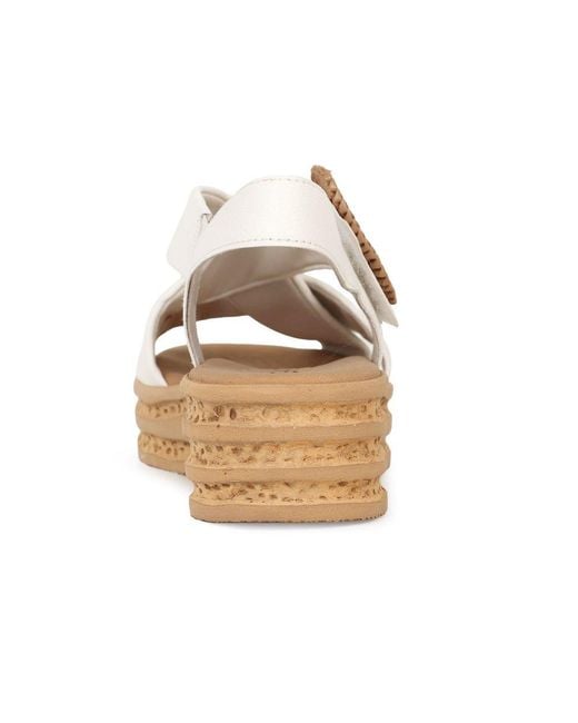 Gabor Metallic Auckland Wedge Sandal