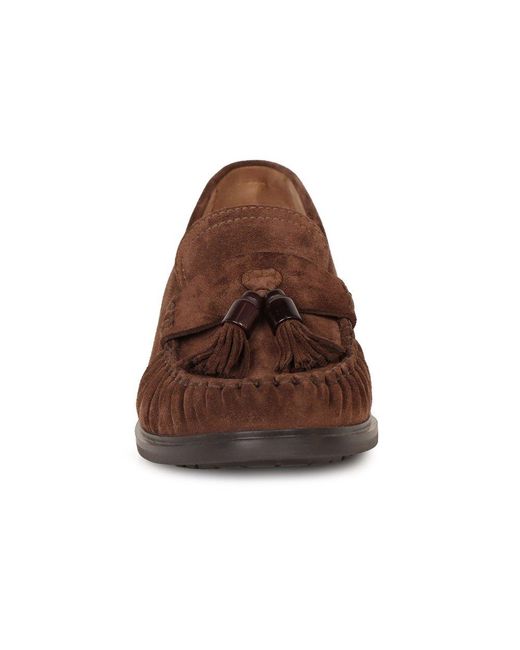 Gabor Brown Hamble Tassel Loafers