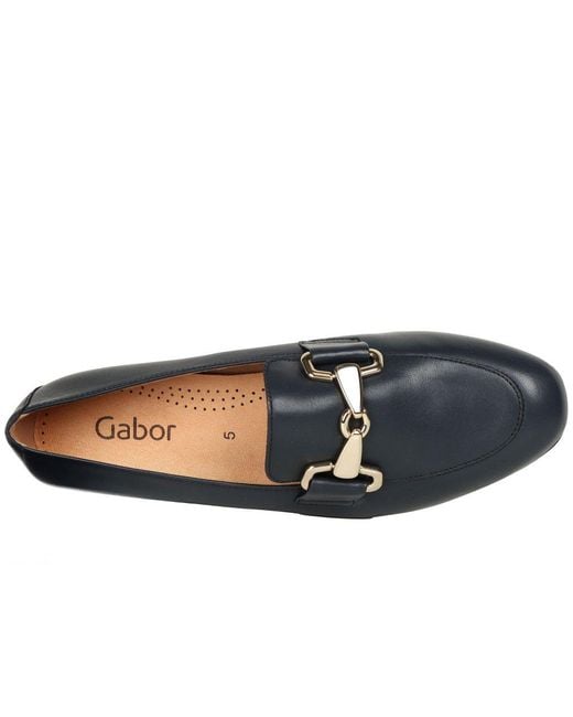 Gabor Blue Jangle Loafers Lea
