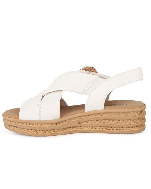 Gabor Metallic Auckland Wedge Sandal