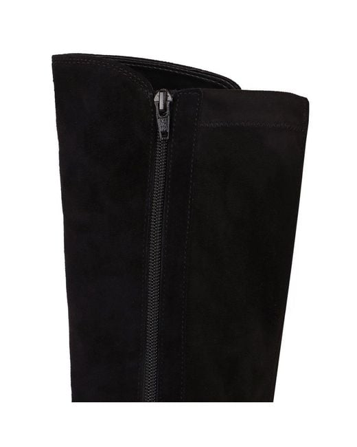 Gabor Black Quiz Knee High Boots