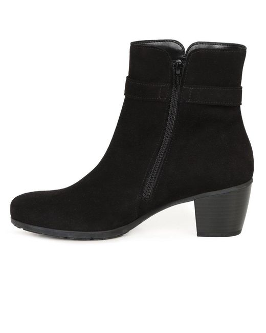 Gabor Black Equity Ankle Boots