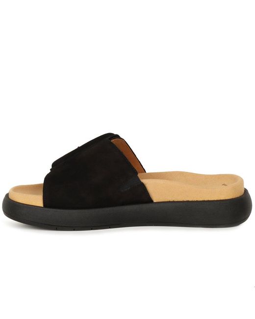 Gabor Black Adios Sandals