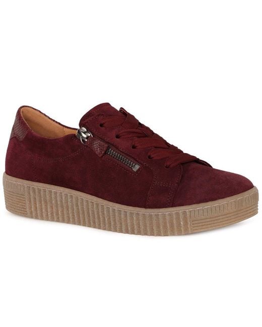 Gabor Red Wisdom Trainers