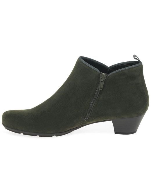 Gabor Green Trudy Ankle Boots