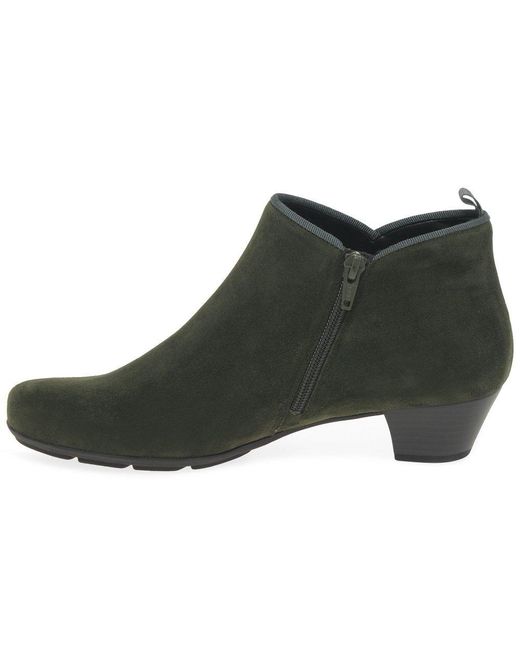 Gabor Green Trudy Ankle Boots