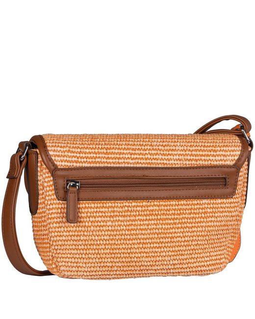 Gabor Brown Eleanor Flap Messenger Bag