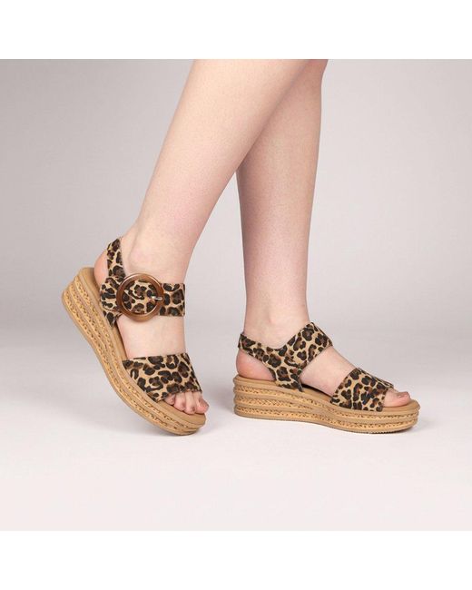 Gabor Brown Andre Sandals