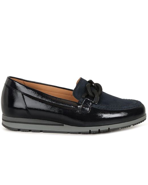 Gabor Blue Bea Loafers