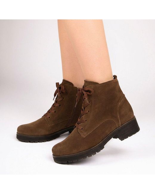 Gabor Brown Zumba Ankle Boots