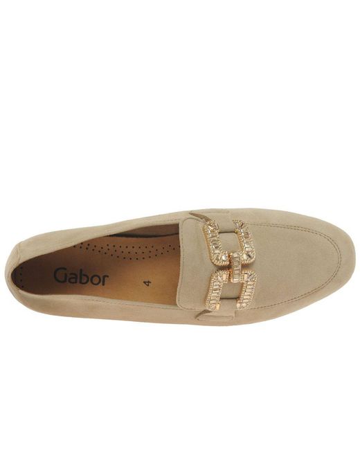 Gabor Natural Jackie Loafers