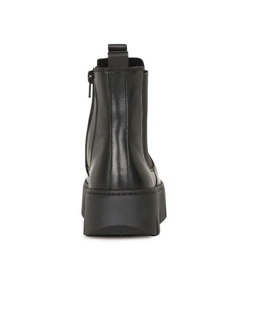 Gabor Black Custom Chelsea Boots
