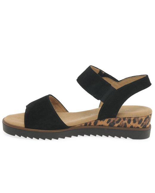 Gabor Black Raynor Sandals