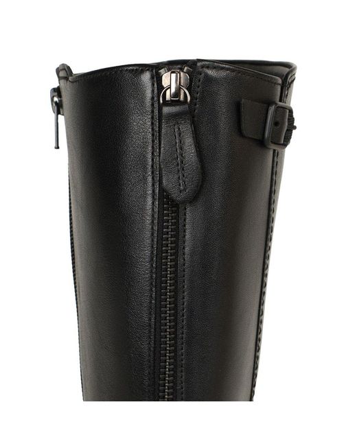 Gabor Black Fizzy L Knee High Boots