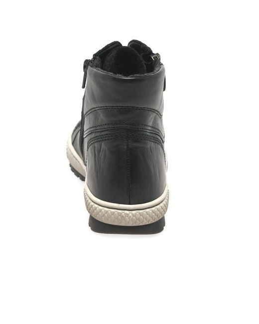 Gabor Black Bulner Casual Ankle Boots