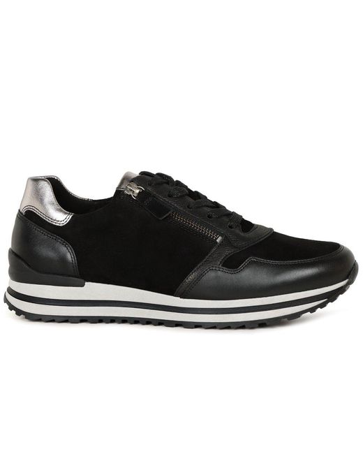 Gabor Black Nulon Trainers
