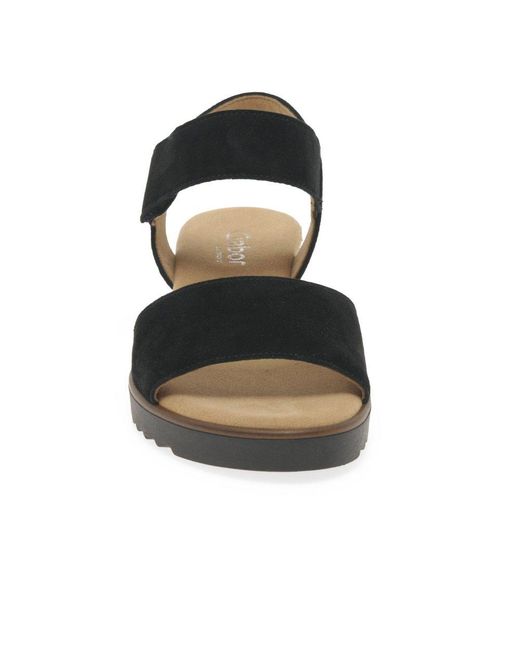 Gabor Black Raynor Sandals