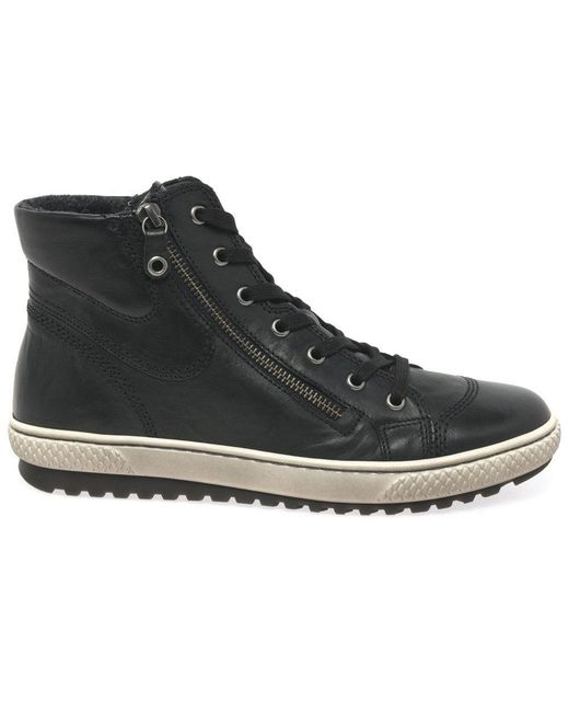 Gabor Black Bulner Casual Ankle Boots