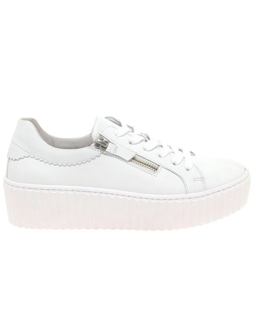 Gabor White Dolly Trainers
