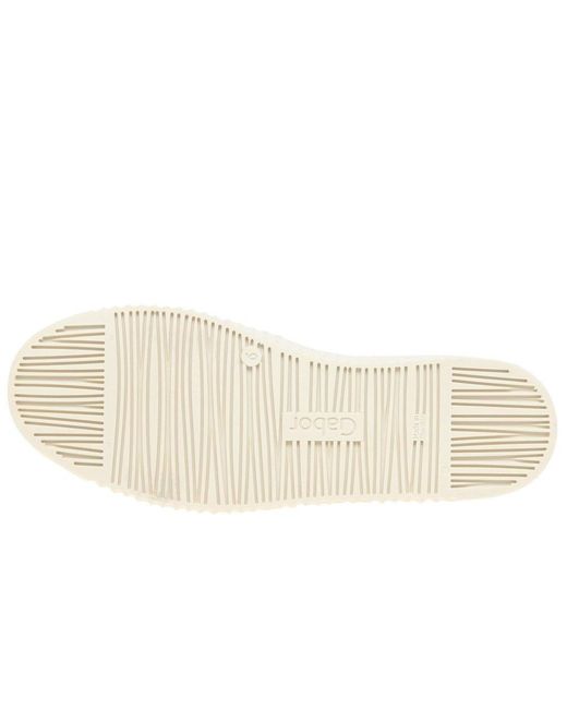 Gabor White Wemo Trainers