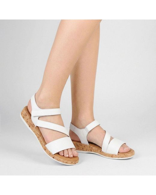 Gabor White Oporto Sandals Lea (Kork)