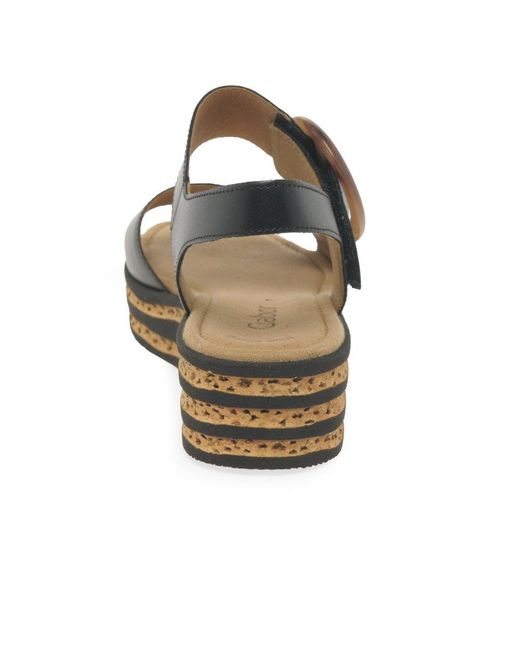 Gabor Blue Andre Sandals